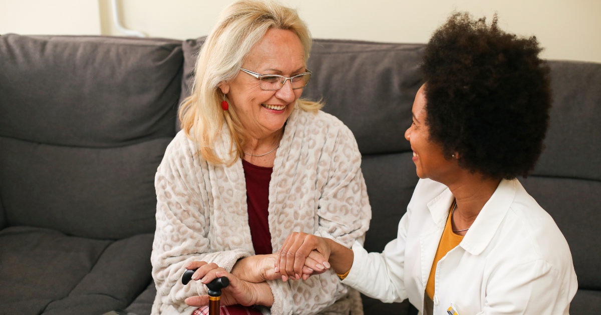 Caregiver support when providing senior care