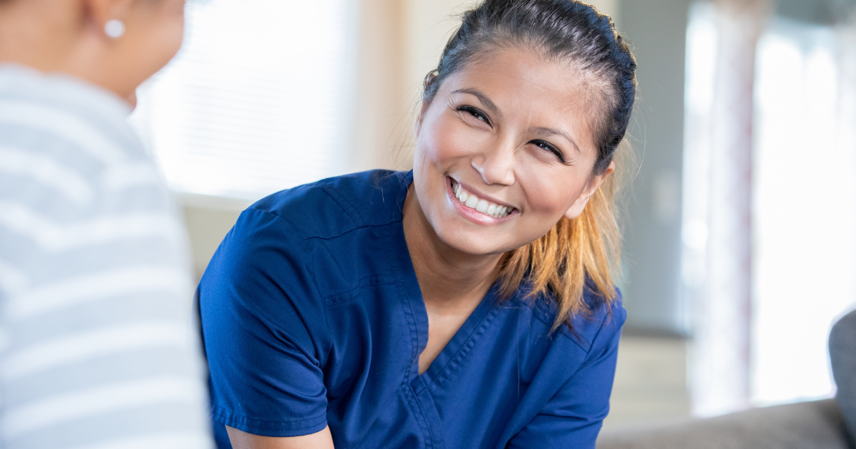 Home care careers like caregiving can make a difference for many, as this caregiver demonstrates as she enjoys her career choice.