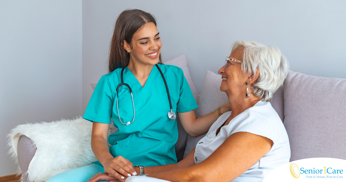 Registered nurses, like this one who is helping a senior patient, can make a huge difference in home health care.