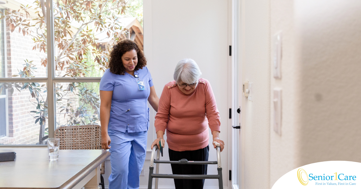 PTs, like this one who is helping a senior patient at home, and PTAs can do a lot for their patients in home health care.