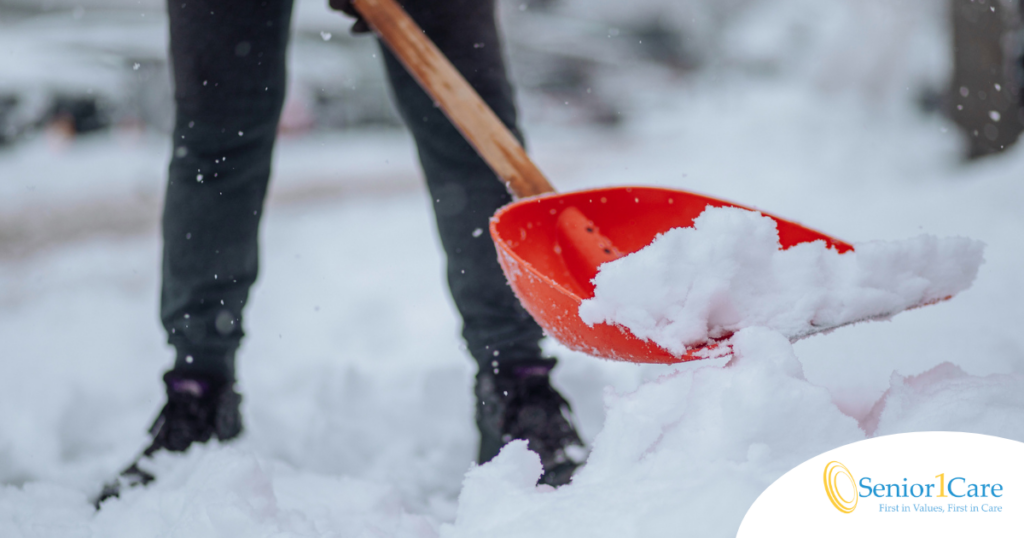 Elderly Home Care Tips include preventing snow and ice buildup