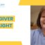 Caregiver Spotlight featuring a smiling female caregiver in blue scrubs from Senior1Care, highlighting compassionate in-home care support.