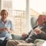 A caregiver provides Memory Care at Home to a senior