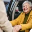 A loved one benefits from senior transportation services.